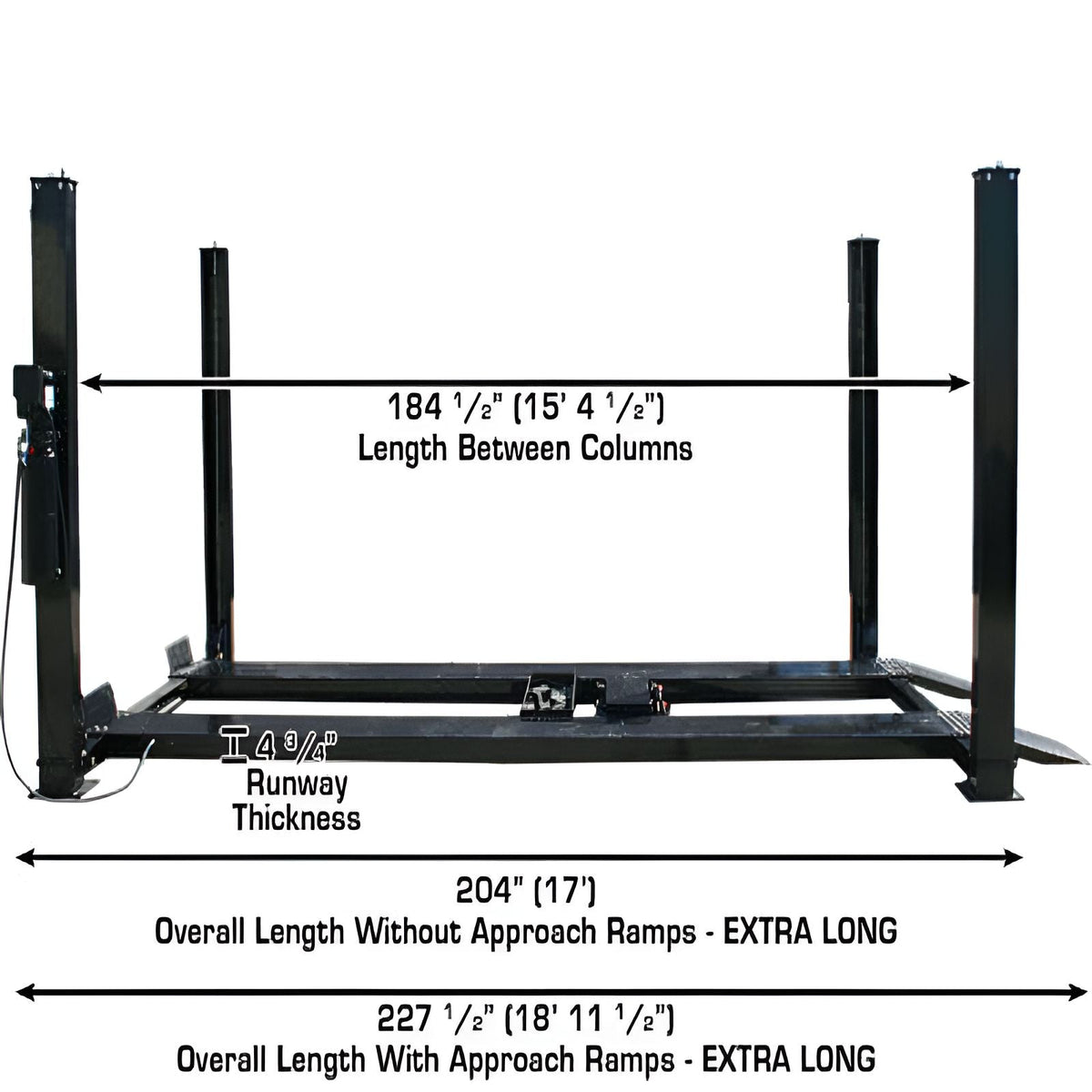 Atlas Garage Pro 9000 - 9,000lb Extra Large Vehicle Storage Lift