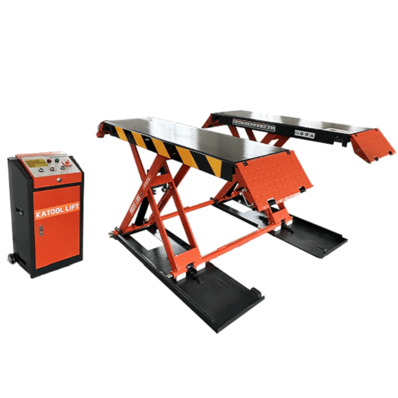 Katool KT-X90E 8,000 lb Mid Rise Scissor Lift - Electric Lock