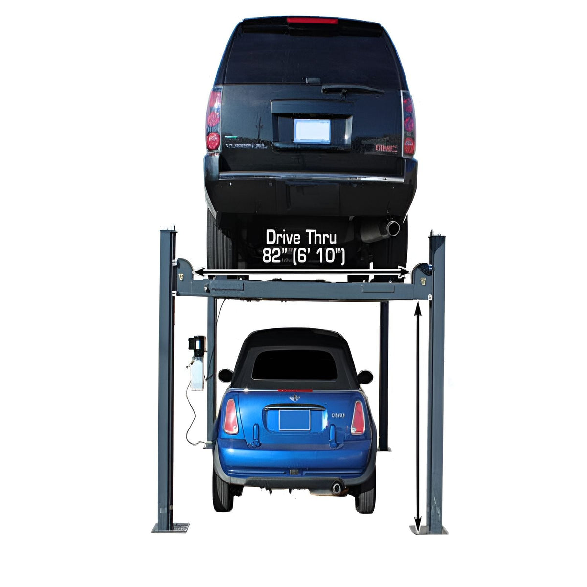 Atlas 408SL 4 Post Lift + (2) ProJack35 Sliding Jack Combo