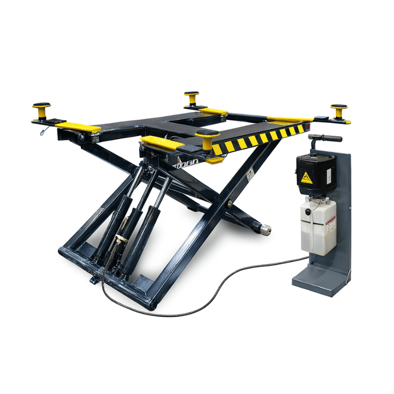Amgo MR06, 6000lb Mid Rise Scissor Lift - Portable