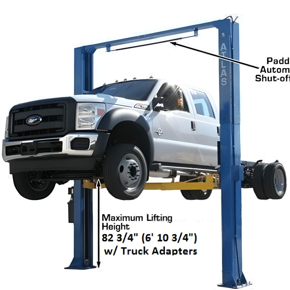 Atlas PV15PX 15,000lb 2 Post Lift - Adjustable Height
