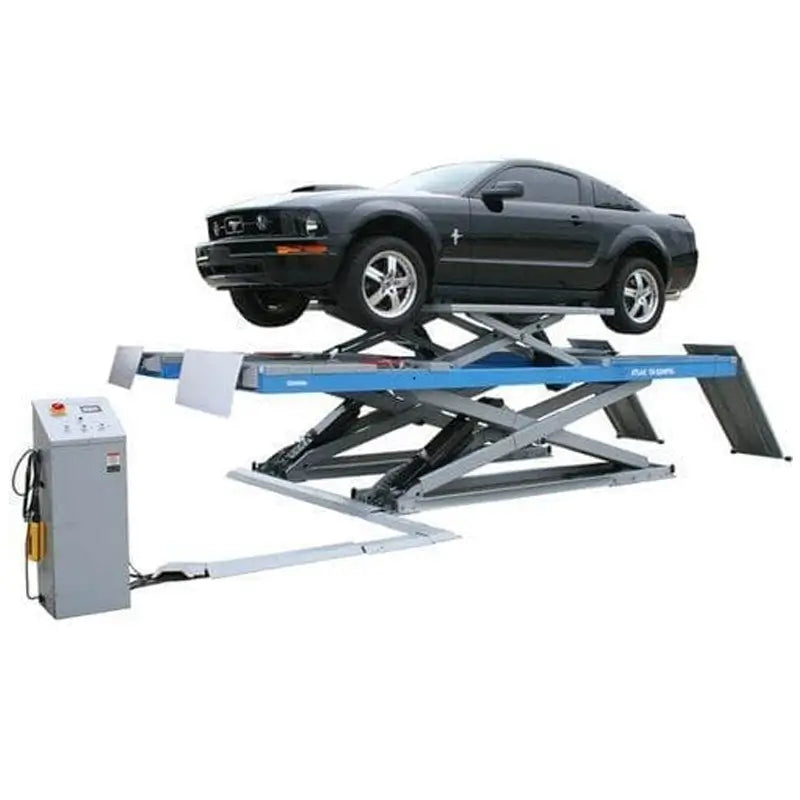 Atlas 12AWFSL Alignment Double Scissor Lift and RJ-6 Rolling Jack Combo