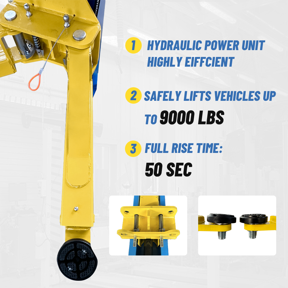 M&E ME-M90s 9,000lbs Two Post Lift