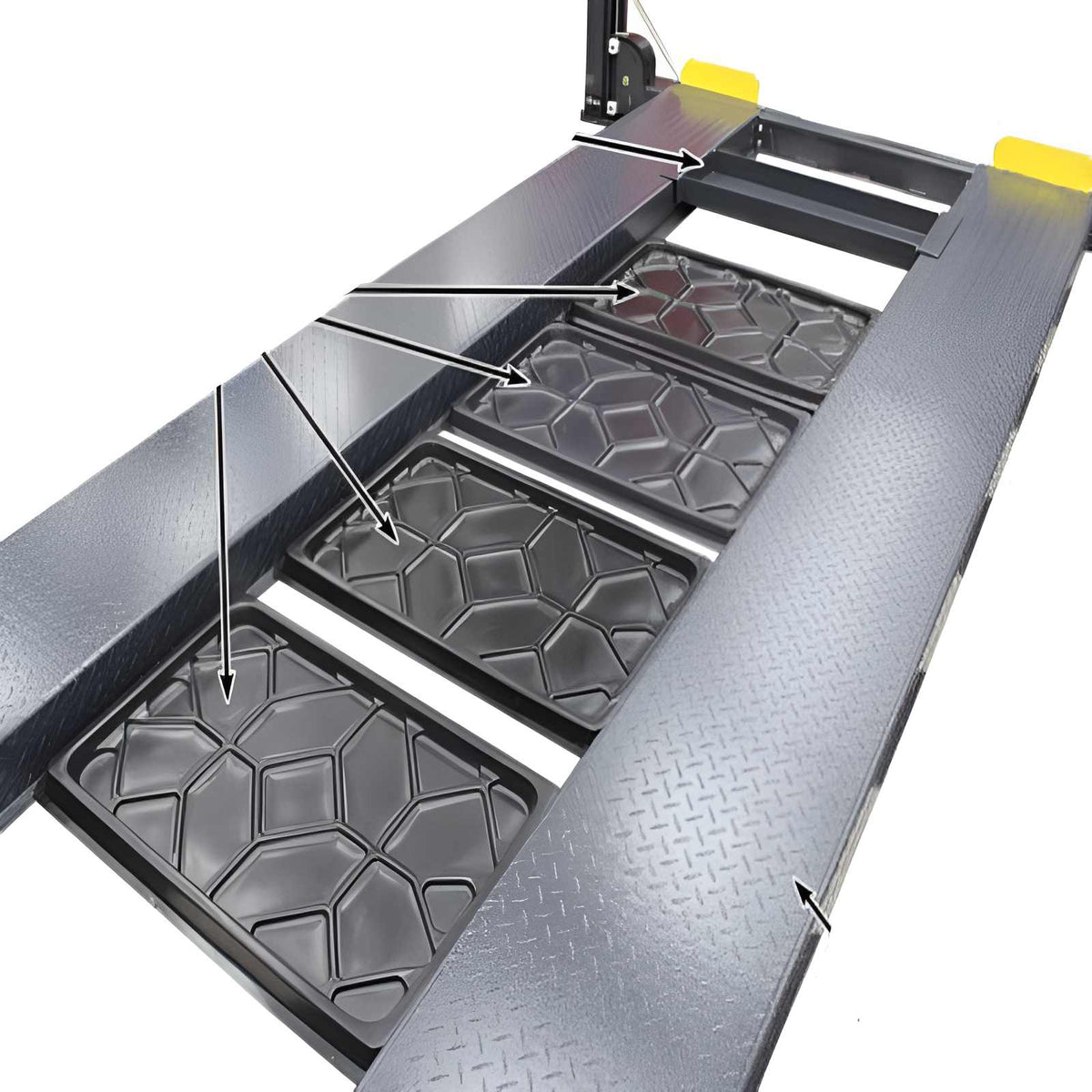 Atlas 408 SL 8,000lb 4 Post Vehicle Storage Lift - Super Deluxe