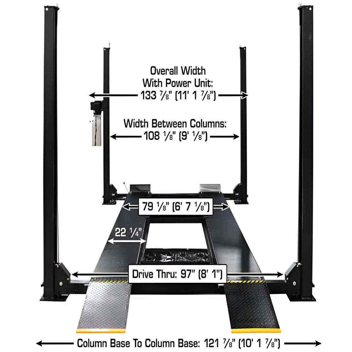 Atlas Apex 9, 9,000 lb 4 Post Vehicle Storage Lift - ALI Certified