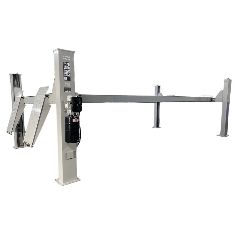 Triumph NTR-24 24,000 lb 4 Post Lift Combo - Includes (2) RJ-15000 Rolling Jack
