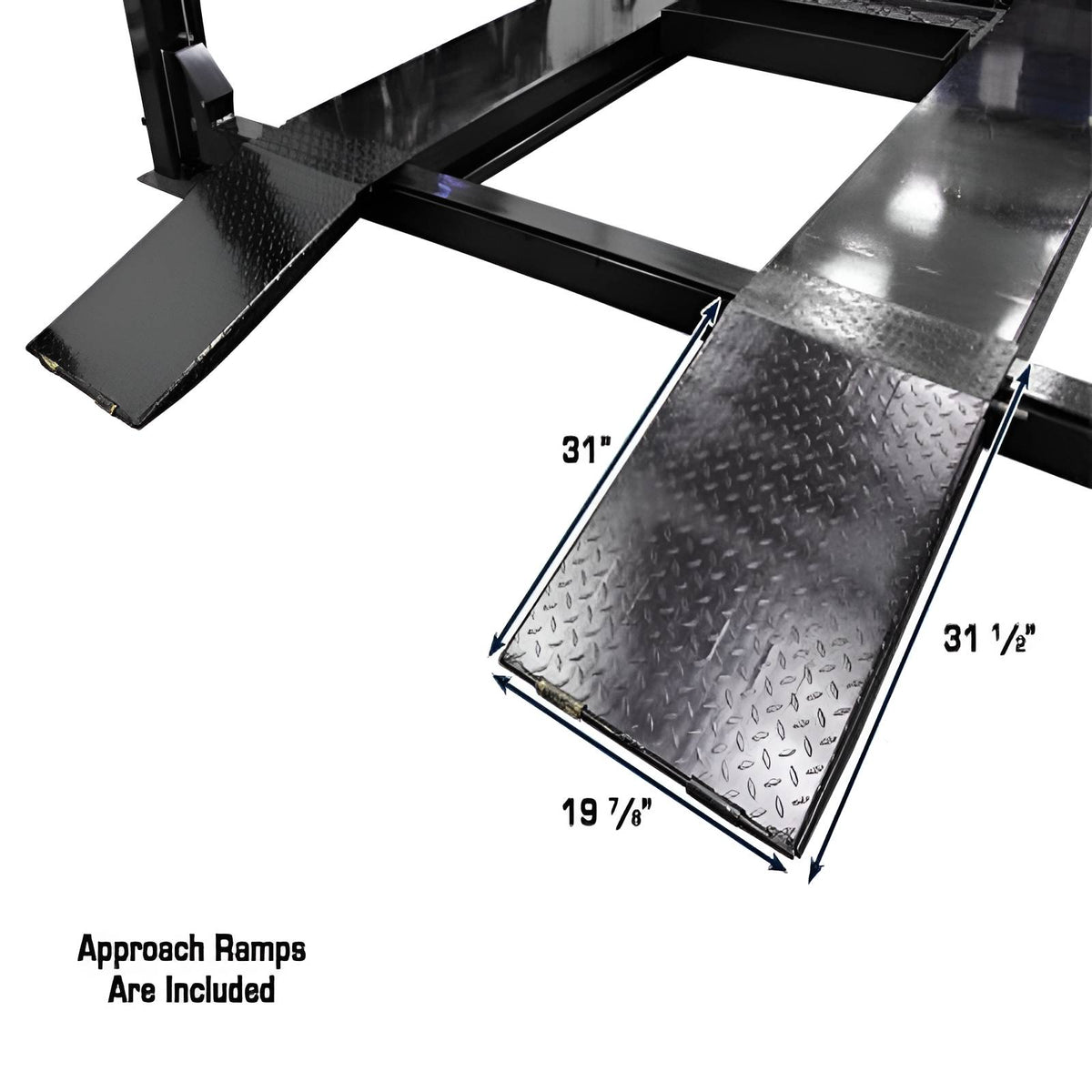 Atlas PRO9000 4 Post Lift + (2) RJ6BK Air Rolling Jack Combo