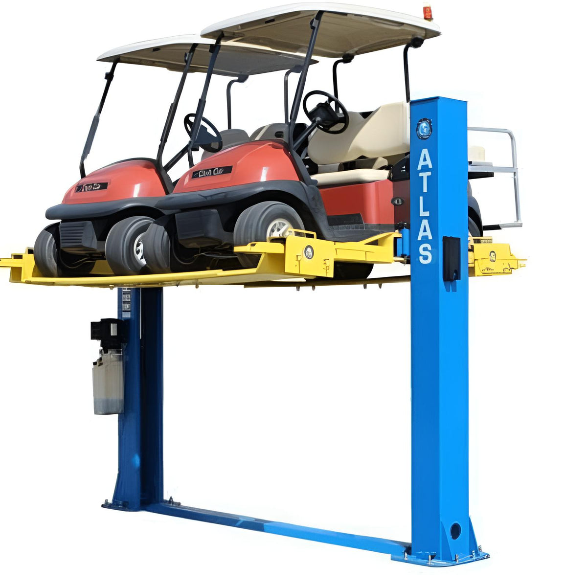 Atlas 9KBP 9,000lb 2 Post Lift w/ Lawn Mower Adapter