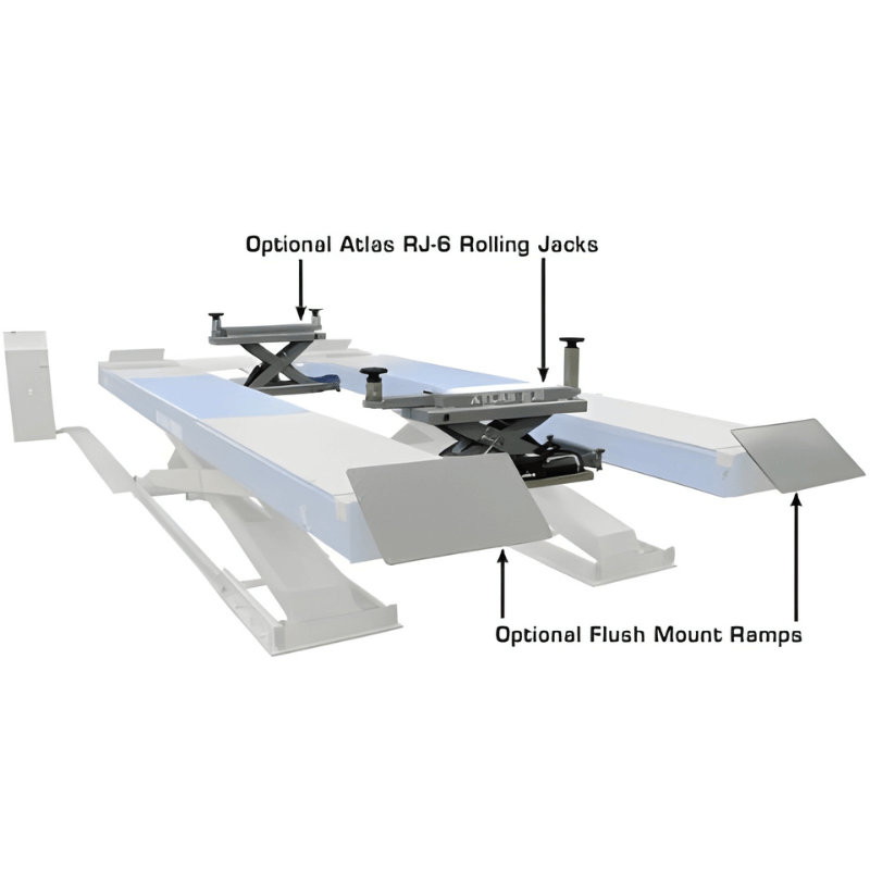 Atlas 12AWFSL-N 12,000 lb Alignment Double Scissor Lift
