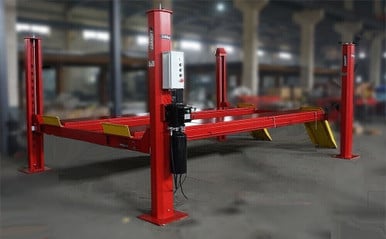 Katool KT-4H150 Four-Post Alignment Lift – 15,000 lb, Rolling Jack Included