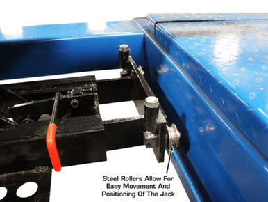 Atlas RJ-8000 Air/Hydraulic Rolling Jack – 8,000 lb, Heavy Duty