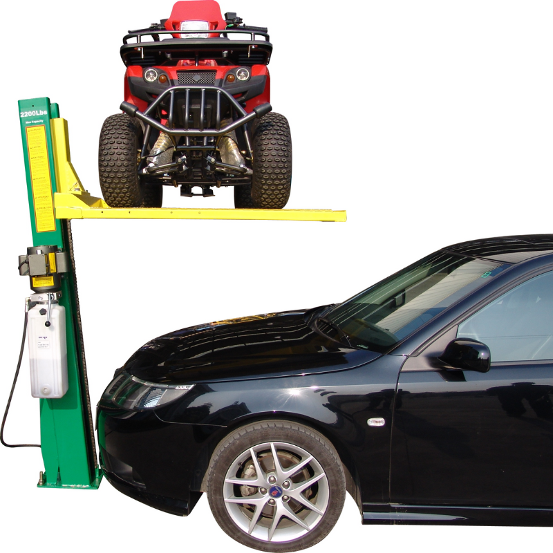 Tuxedo SC-2K Single Column Lawnmower Storage Lift – 2,000 lb, 110V