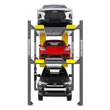 BendPak HD-973PX Tri-Level Four-Post Parking Lift – 9,000 lb