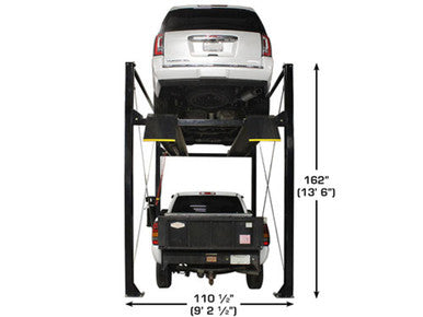 Atlas ST-7000 Super-Tall Four-Post Storage Lift – 7,000 lb Capacity