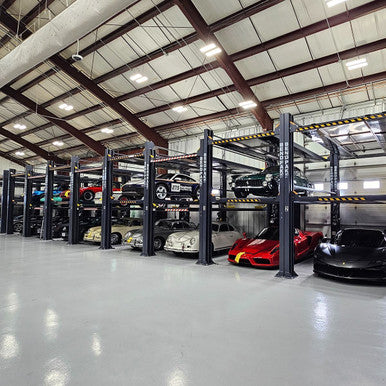BendPak HD-973PX Tri-Level Four-Post Parking Lift – 9,000 lb