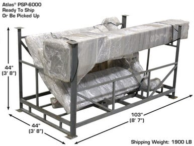 Atlas PSP-6000 Portable Single Post Lift – 6,000 lb Capacity
