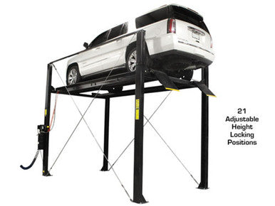 Atlas ST-7000 Super-Tall Four-Post Storage Lift – 7,000 lb Capacity