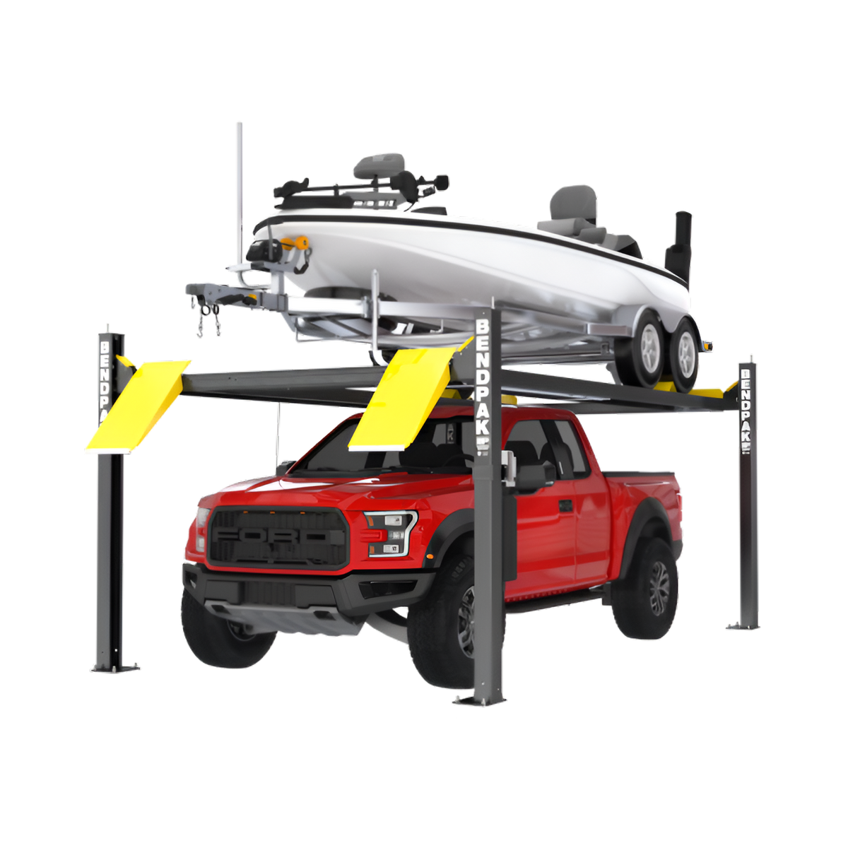 BendPak HD-75BXT Four-Post Boat & Vehicle Storage Lift – 7,500 lb