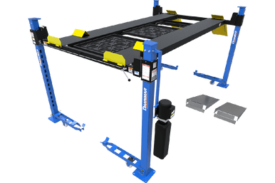 Dannmar D4-9 Four-Post Lift – 9,000 lb, Welded Steel Construction