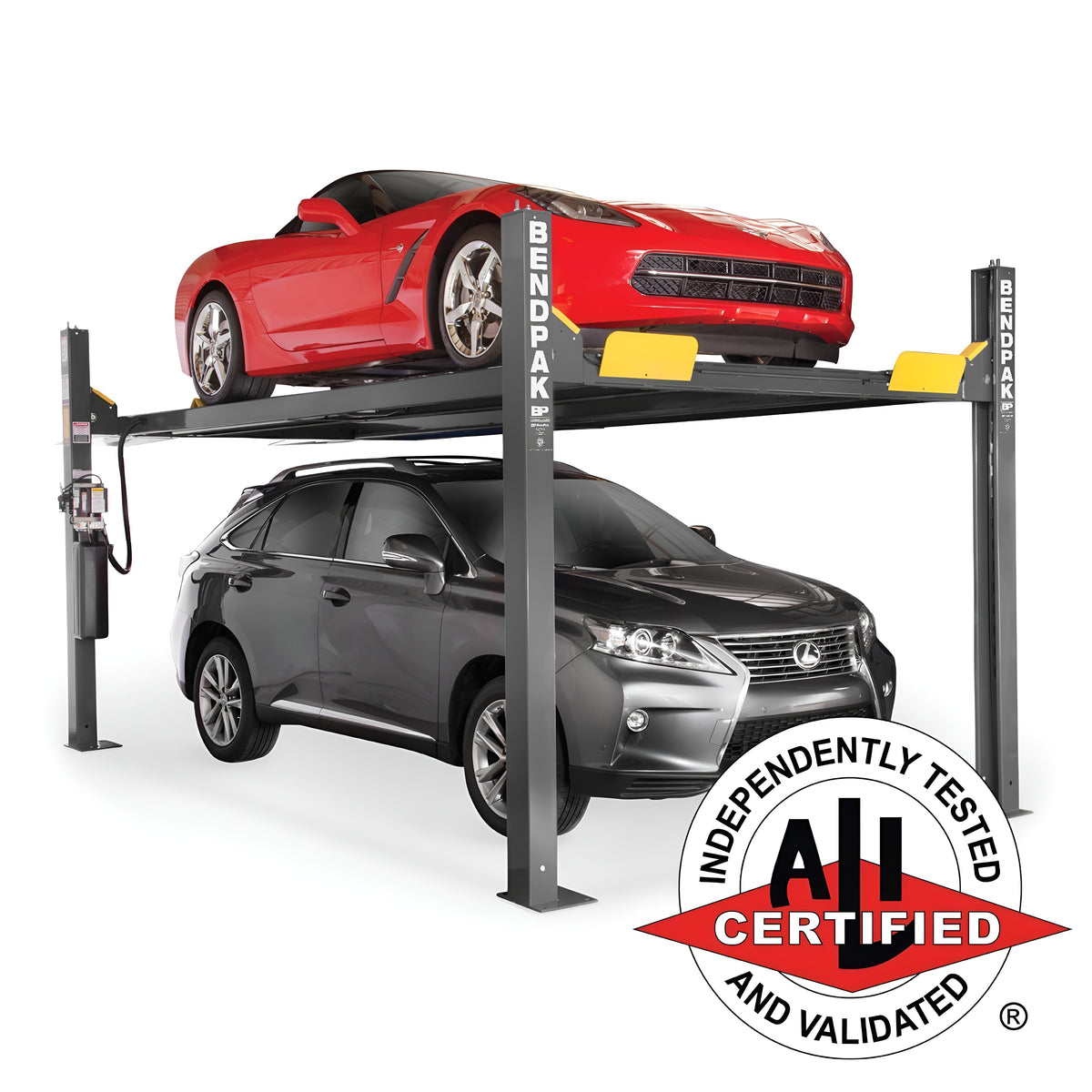 BendPak HD-9XW Four-Post Lift – 9,000 lb, Extra Wide & Extra-Tall