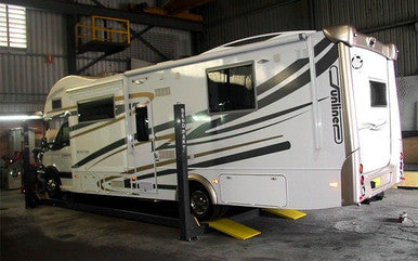 BendPak HDS-14X Heavy-Duty Four-Post Lift – 14,000 lb, Extended Limo-Style