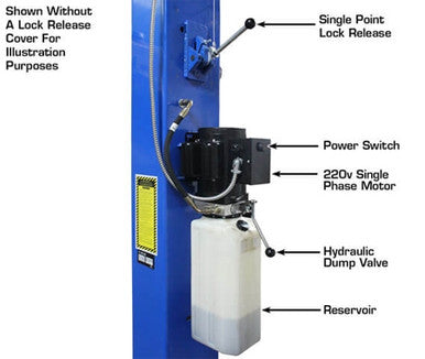 Atlas Pro-9D Overhead Two-Post Lift – 9,000 lb Capacity