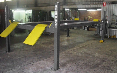 BendPak HD-9STX Four-Post Lift – 9,000 lb, Narrow Width, Extra-Tall
