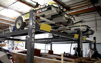 BendPak HD-7500BLX Four-Post Boat & Vehicle Lift – 7,500 lb, Dry Dock