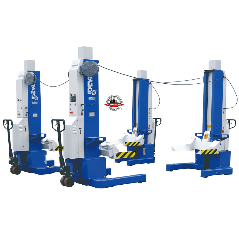 iDeal MSC-18K-X-472 Mobile Column Lift – 4-Column Set, 72,000 lb, ALI Certified