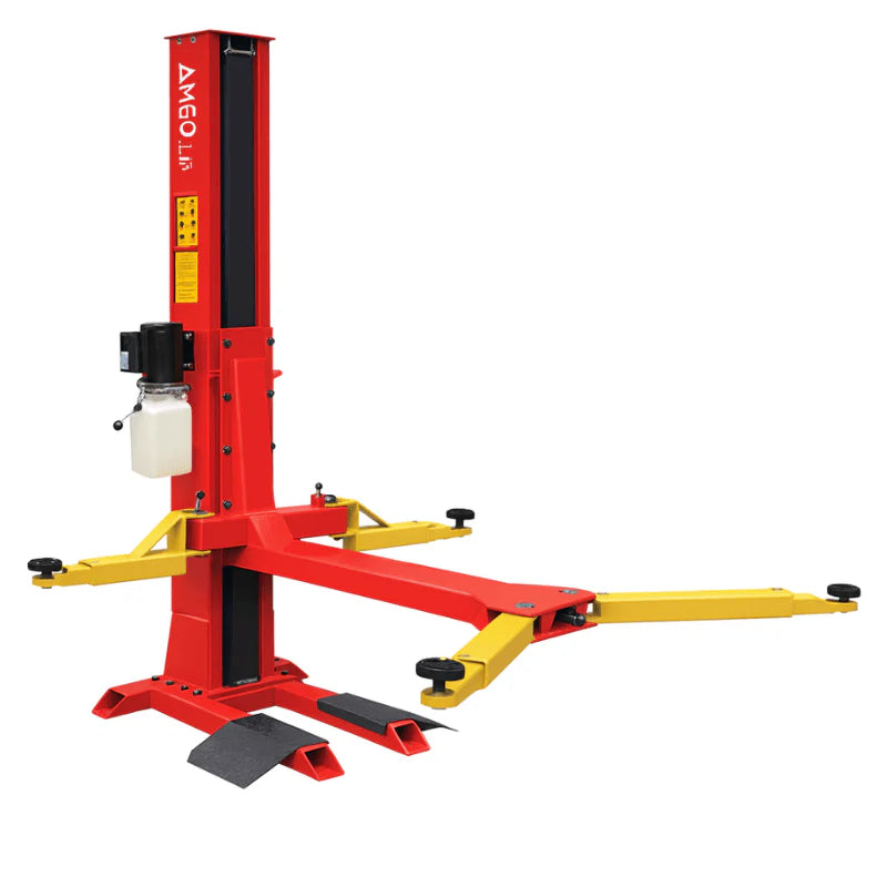 AMGO SL-7 Single Post Lift – 7,000 lb Capacity