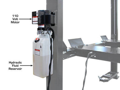 Atlas Apex 9 Four-Post Parking Lift – 9,000 lb, ALI Certified