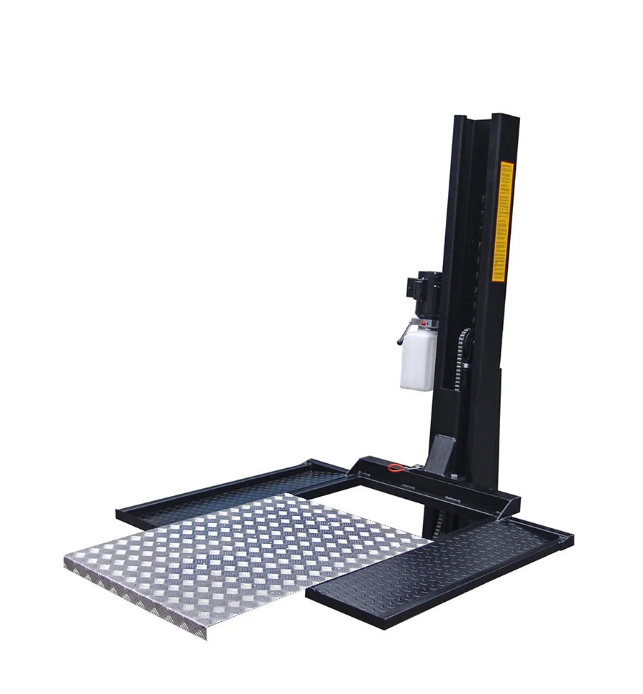 Single Post Platform Storage Lift – Space-Saving Design
