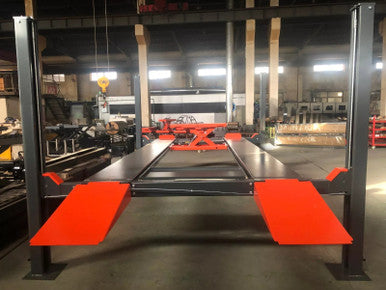 11,000 lb Four-Post Parking & Storage Lift – CE Certified, Heavy Duty