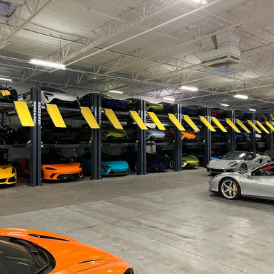 BendPak HD-973PX Tri-Level Four-Post Parking Lift – 9,000 lb