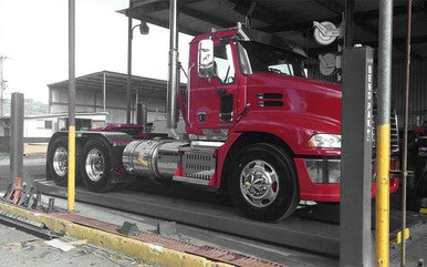 BendPak HDS-27X Heavy-Duty Four-Post Truck Lift – 27,000 lb, Extended Runways