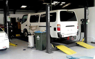 BendPak HDS-14 Heavy-Duty Four-Post Lift – 14,000 lb Capacity