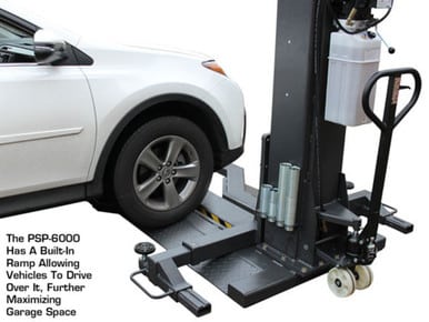 Atlas PSP-6000 Portable Single Post Lift – 6,000 lb Capacity