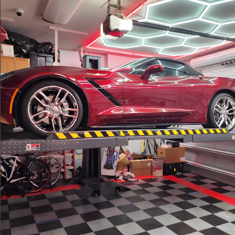 AMGO SPL-6 Single Post Parking Lift – 6,000 lb Capacity