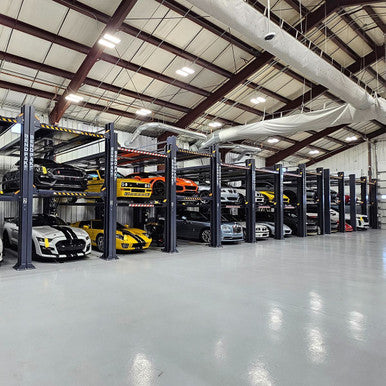 BendPak HD-973PX Tri-Level Four-Post Parking Lift – 9,000 lb