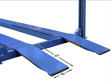 Atlas Platinum PVL14OF-EXT Open Front Alignment Lift – 14,000 lb, ALI Certified