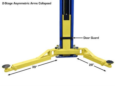 Atlas Pro-9D Overhead Two-Post Lift – 9,000 lb Capacity