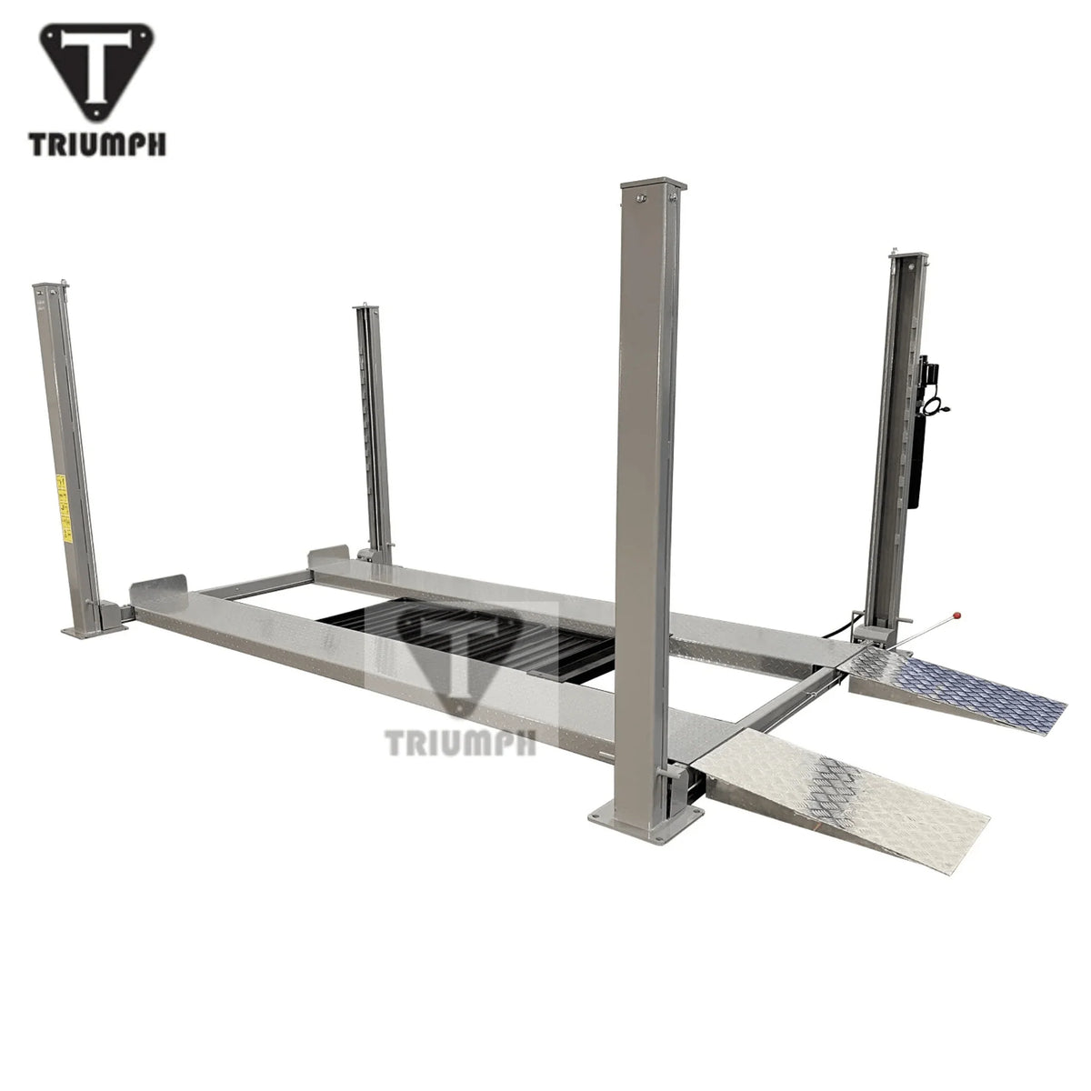 Triumph NSS-8XLT Four-Post Service & Storage Lift – 8,000 lb, Extended Length