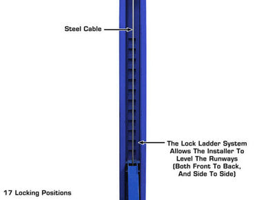 Atlas Platinum PVL14OF-EXT Open Front Alignment Lift – 14,000 lb, ALI Certified
