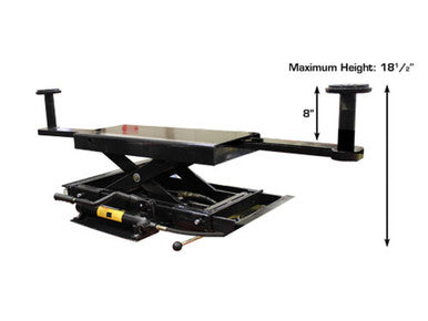 Atlas RJ-45 Rolling Hydraulic Center Jack – 4,500 lb, for Four-Post Lifts