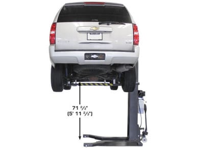 Atlas PSP-6000 Portable Single Post Lift – 6,000 lb Capacity