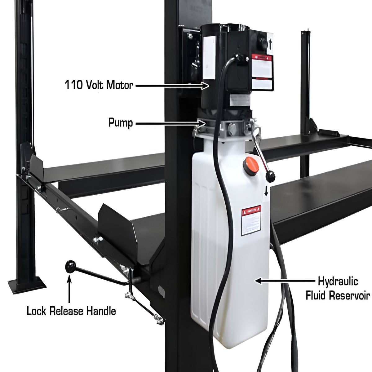 Atlas Apex 8 EXT Floor Plate Four-Post Lift – 8,000 lb, ALI Certified