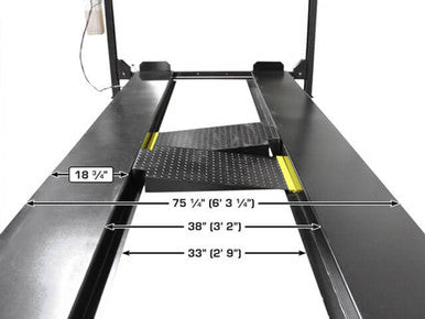 Atlas Apex 8 Four-Post Storage Lift – 8,000 lb, ALI Certified, Portable