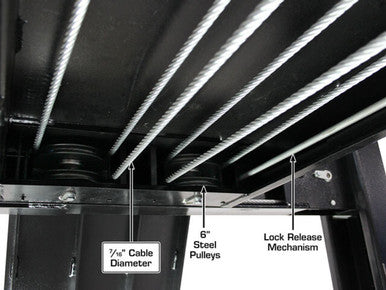 Atlas Apex 9 Four-Post Parking Lift – 9,000 lb, ALI Certified
